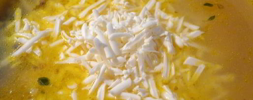 Шаг 8: сырного супа с белой фасолью