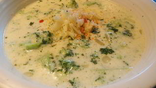 Рецепт Сырного супа с брокколи