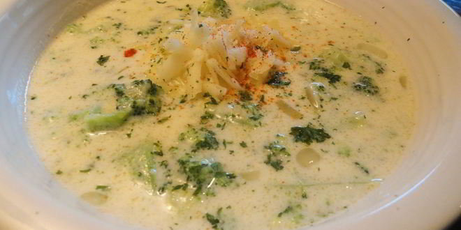 Рецепт сырного супа с брокколи