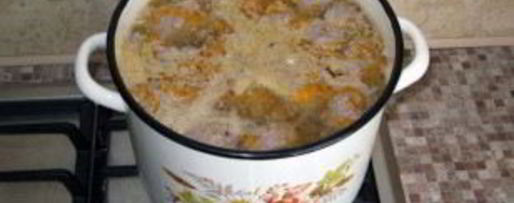 Шаг 4: сырного супа с фаршем