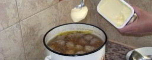 Шаг 7: сырного супа с фаршем