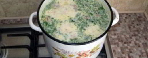 Шаг 8: сырного супа с фаршем