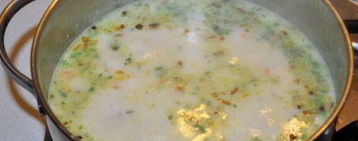 Шаг 2: сырного супа с фасолью