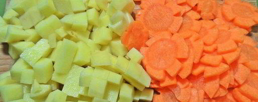 Шаг 1: сырного супа с гречневыми хлопьями