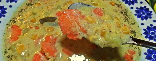 Шаг 11: сырного супа с гречневыми хлопьями