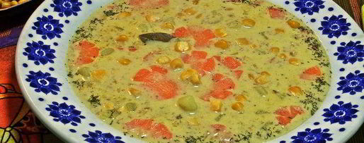 Шаг 9: сырного супа с гречневыми хлопьями