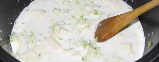 Шаг 1: сырного супа с грудинкой