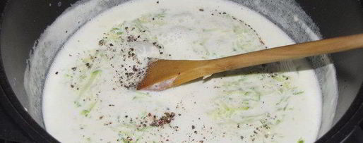 Шаг 2: сырного супа с грудинкой