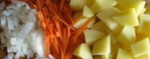 Шаг 1: сырного супа с картошкой