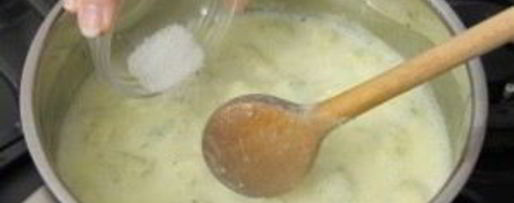 Шаг 9: сырного супа с клецками