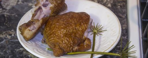 Шаг 6: сырного супа с копченой курицей