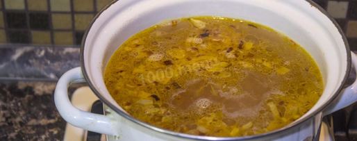 Шаг 8: сырного супа с копченой курицей