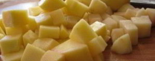 Шаг 1: сырного супа с копченостями