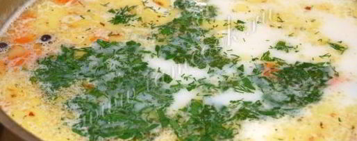 Шаг 8: сырного супа с куриной грудкой