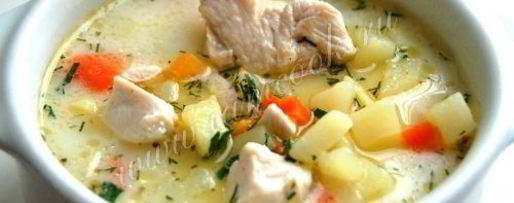 Шаг 9: сырного супа с куриной грудкой