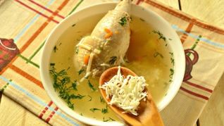 Рецепт Сырного супа с курицей