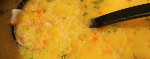 Шаг 4: сырного супа с лапшой