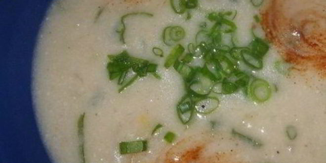 Рецепт сырного супа с цветной капустой