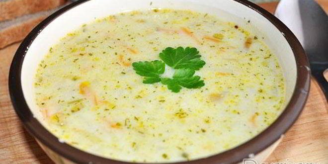 Рецепт сырного супа с вермишелью