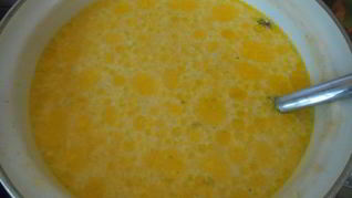 Рецепт Сырного супа с вешенками