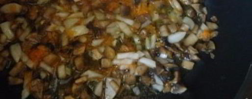 Шаг 1: сырного супа с вешенками