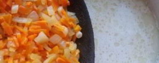 Шаг 4: сырного супа со свининой