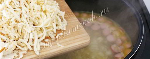 Шаг 8: сырного супа в мультиварке