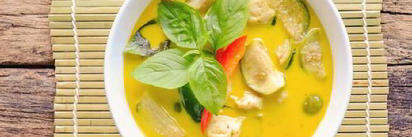 Рецепт Тайского супа карри на кокосовом молоке