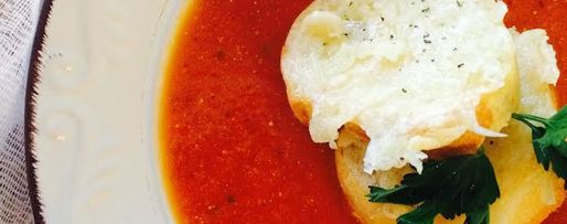 Шаг 3: томатного супа с гренками