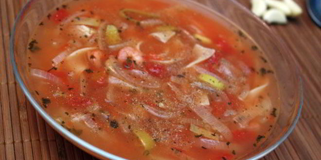 Рецепт томатного супа с лапшой