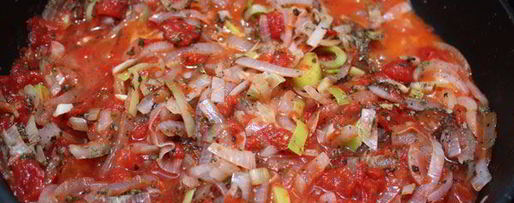 Шаг 1: томатного супа с лапшой