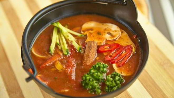 Рецепт Томатного супа Томато сиру с грибами