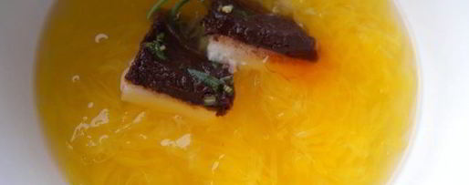 Шаг 7: цитрусового супа с манным пудингом