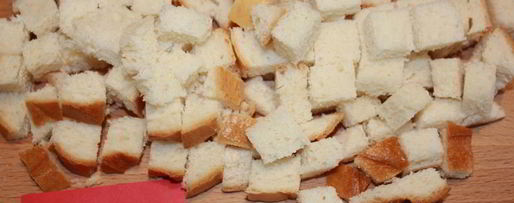 Шаг 3: тыквенного крема-супа с сухариками