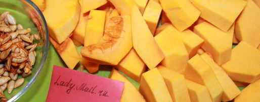 Шаг 4: тыквенного крема-супа с сухариками