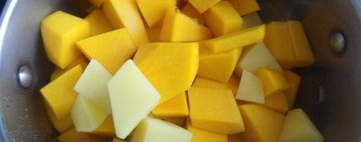 Шаг 2: тыквенного супа с имбирем и кускусом