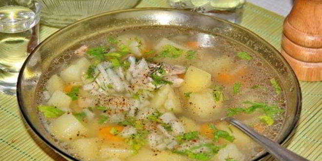 Рецепт домашней ухи из морского окуня