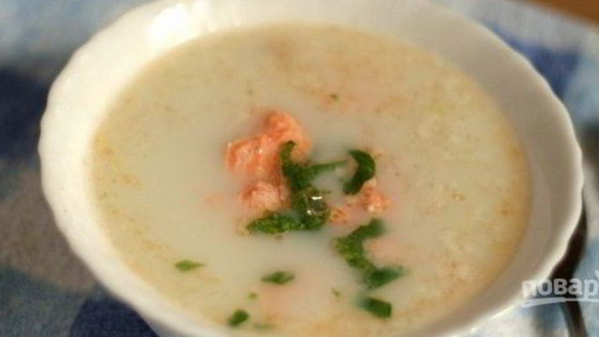 Рецепт Финской ухи на молоке