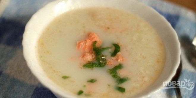 Рецепт финской ухи на молоке