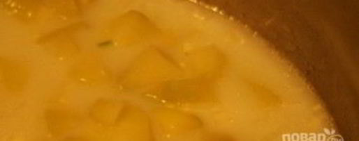 Шаг 3: финской ухи на молоке