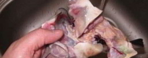 Шаг 1: ухи из головы осетра