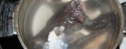 Шаг 2: ухи из головы осетра