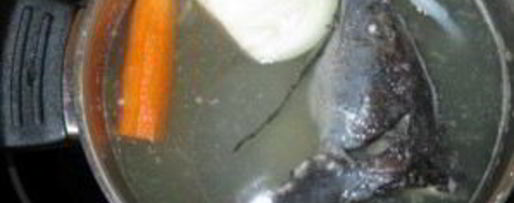 Шаг 4: ухи из головы осетра