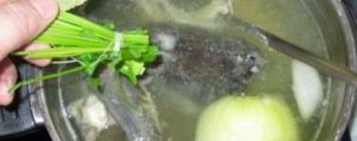 Шаг 5: ухи из головы осетра