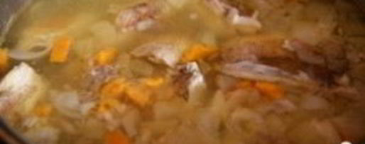 Шаг 4: ухи из морского окуня