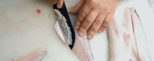 Шаг 2: ухи из сибаса