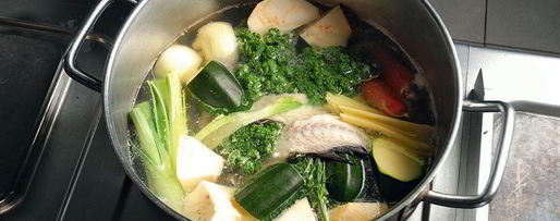 Шаг 3: ухи из сибаса