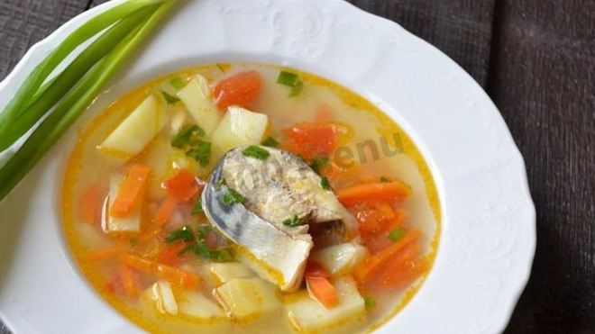 Рецепт Ухи из скумбрии свежемороженой