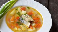 Рецепт Ухи из скумбрии свежемороженой