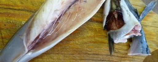 Шаг 1: ухи из скумбрии